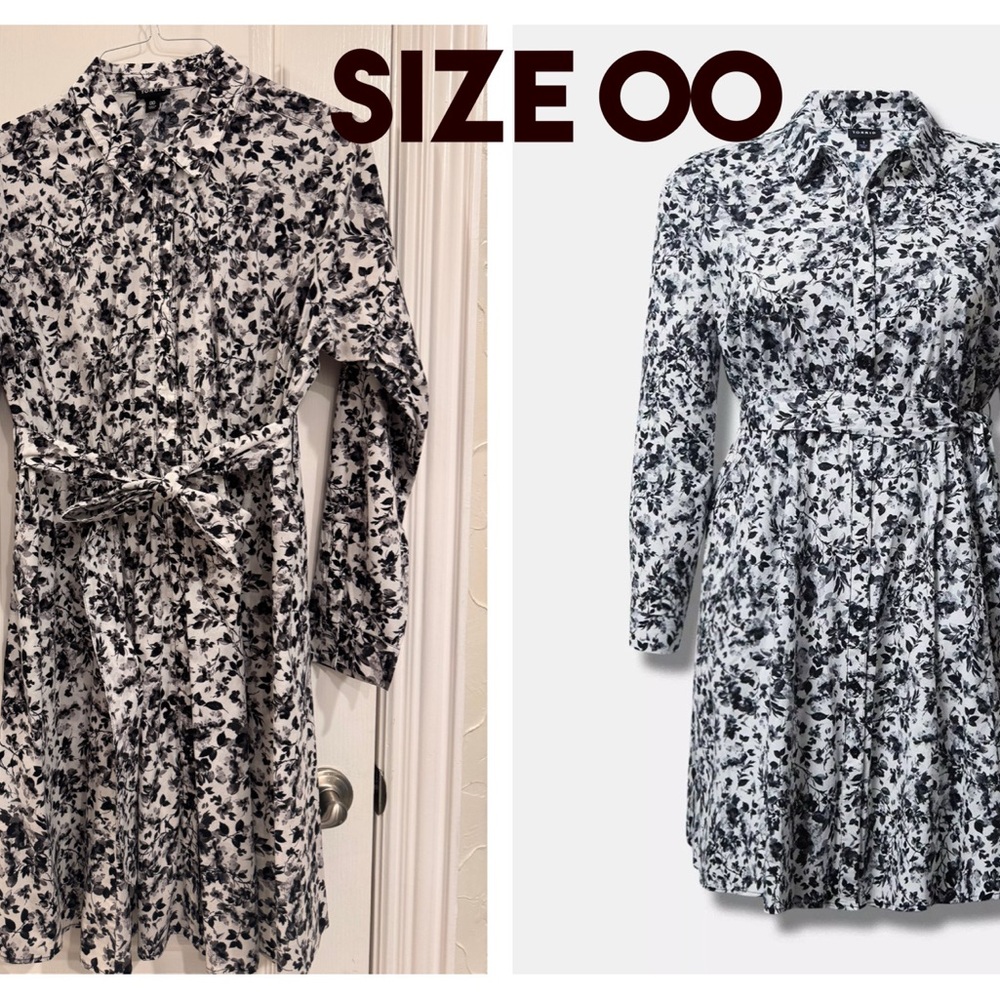 Torrid Monochrome Floral Dress